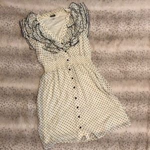 Polka Dot Dress with Ruffles